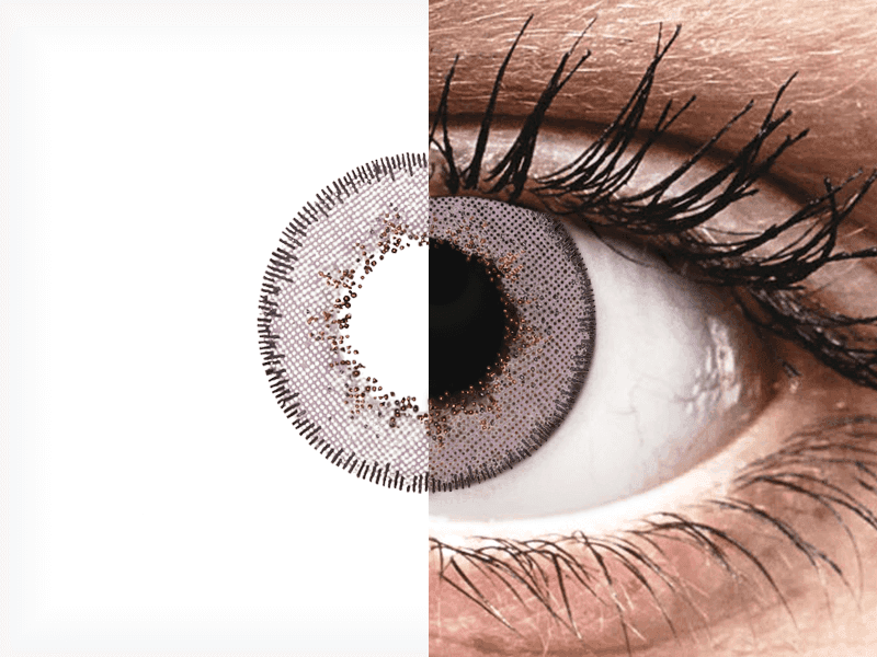 TopVue Daily Color - Violet - Lente kozmetike ditore (2 lente) thumbnail 3