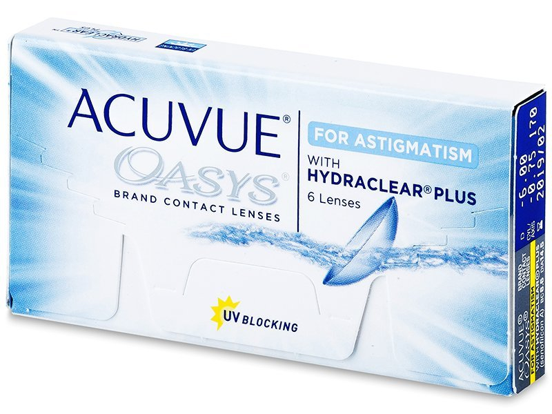 Acuvue Oasys for Astigmatism (6 lente) - Toric contact lenses