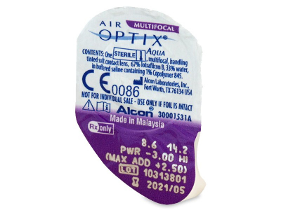 Air Optix Aqua Multifocal (6 lente) - Blister pack preview