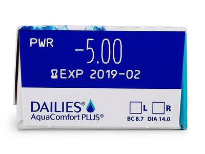 Dailies AquaComfort Plus (30 lente optike) - Attributes preview