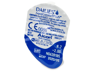 Dailies AquaComfort Plus (30 lente optike) - Blister pack preview