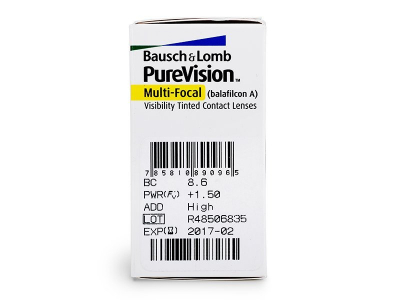 PureVision Multi-Focal (6 lente) - Attributes preview
