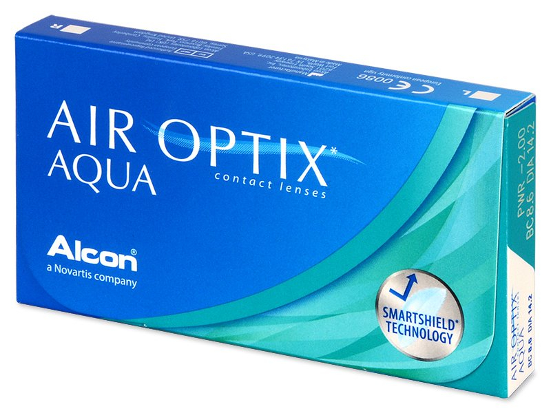Air Optix Aqua (6 lente) - Monthly contact lenses