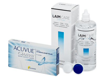 Acuvue Oasys (6 lente) + Laim-Care Solucion 400ml