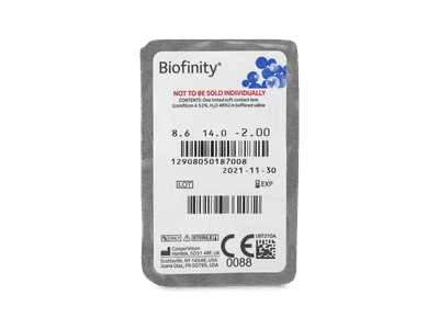 Biofinity (3 lente) - Blister pack preview