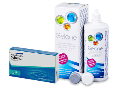 SofLens 59 (6 lente) + Gelone Solucion 360 ml