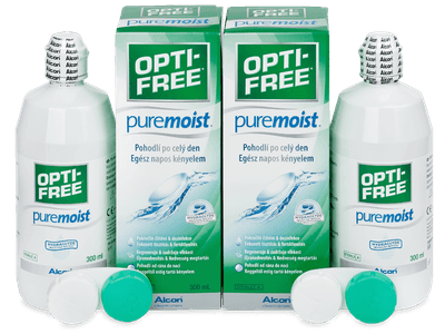 OPTI-FREE PureMoist solucion 2 x 300 ml - Ky produkt është disponibël edhe në këtë format