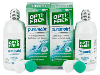 OPTI-FREE PureMoist solucion 2 x 300 ml