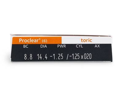 Proclear Toric (6 lente) - Attributes preview