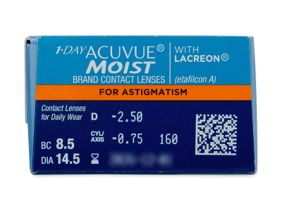 1-Day  Acuvue Moist for Astigmatism (30 lente) - Attributes preview